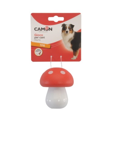 Gioco Cane Tpr Spargi Ricompensa Fungo cm 9. Gioco Per Cani.