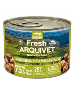 Arquivet Fresh Umido Cane Adult Mini Polpette  Maiale gr 200. Cibo Umido Per Cani