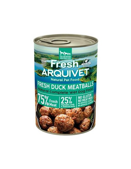 Arquivet Fresh Umido Cane Adult Polpette Anatra gr 400. Cibo Per Cani