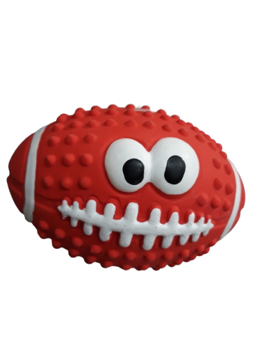 Gioco Latex Palla Rugby Smile. Giochi Per Cani