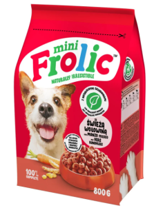 FROLIC Small Dog Manzo Fresco con Verdure gr.800. Cibo semiumido per cani. 2