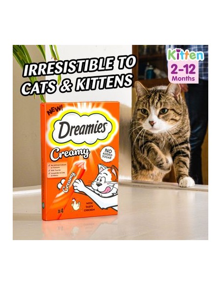 Catisfaction Creamy Pollo 4 x10 gr. Snack per Gatti .