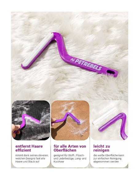 Spazzola Rimuovi Pelo Petrebels . Accessori per cani e gatti.
