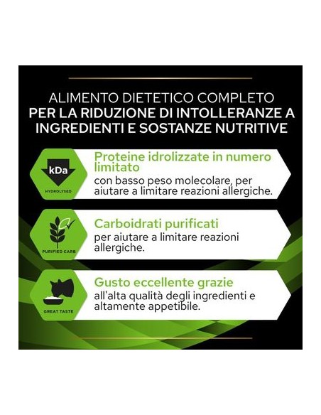 Purina Ha Hypoallergenic Gatto kg 1,3 . Dietetico Gatto