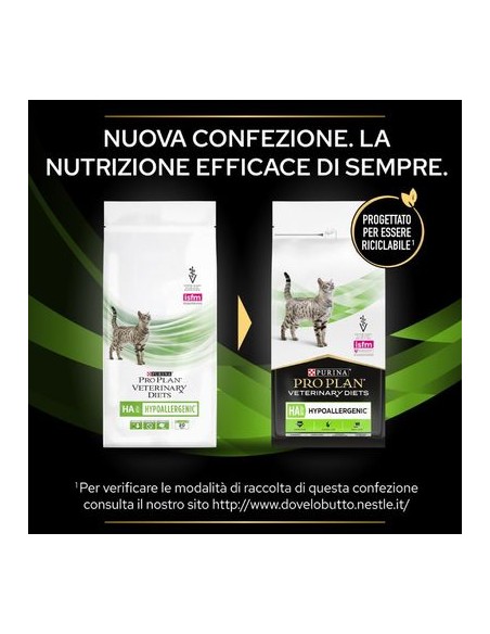 Purina Ha Hypoallergenic Gatto kg 1,3 . Dietetico Gatto