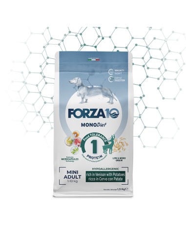 FORZA 10 Mini Diet Cervo con Patate Low Grain Kg.1,5- diete-cibo secco per cani -