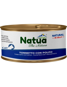 Natua Jelly Cat Tonnetto con Polpo gr.150. Cibo Umido Per Gatti