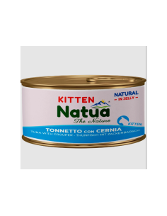 Natua Jelly Cat Kitten Tonnetto Con Cernia gr.85. Cibo per cuccioli di Gatto 2