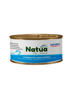Natua Jelly Cat Tonnetto con Cernia gr.150. Cibo Umido Per Gatti