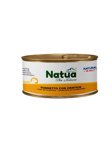 Natua Jelly Dog Tonnetto con Dentice gr.150. Cibo Umido Per Cani.