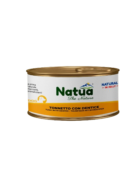 Natua Jelly Dog Tonnetto con Dentice gr.150. Cibo Umido Per Cani