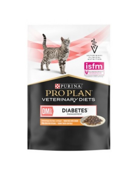 Purina Dm Gatto Busta Pollo gr 85- Cibo Umido Per gatti- diete per gatti