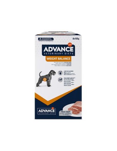 Advance dog diet busta Weight Balance gr.150. Dietetico Per Cani