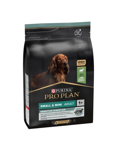 Pro Plan Adult Small & mini. Sensitive Digestion Agnello kg 3. Cibo Secco Per Cani .