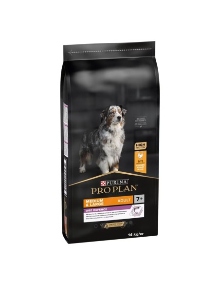 Pro Plan Medium Large 7+ age Defense kg 14 . Cibo Secco Per Cani .