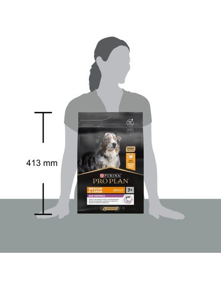 Pro Plan Medium Large  7+ kg 3 Age Defence kg 3. Crocchette per cani