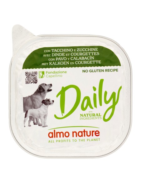 Daily Menu Dogs Tacchino e Zucchine gr 300. Cibo Umido Per Cani