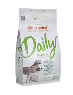 Almo Daily Dog Agnello Pollo e Riso Kg.1,2 All Breeds. Crocchette per cani 2