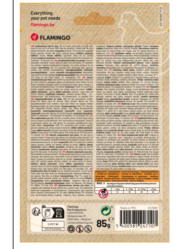 Hapki Grow Stelle con Pollo Gr 85. Snack Per Cani .