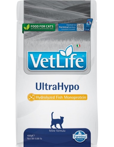 Vet LifeCat Ultrahypo Gr.400 Diete -Cibo per Gatti.