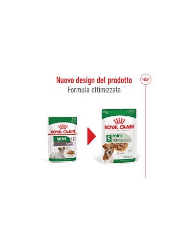 Royal Canin Dog mini Agein 12 + gr 85. Cibo Umido Per Cani  .