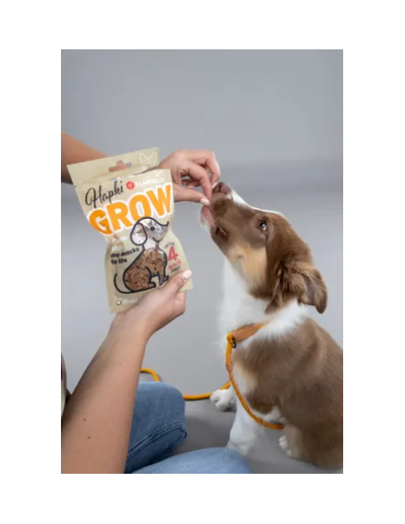 Hapki Grow Cubetti Con Pollo gr 85. Snack Per Cani