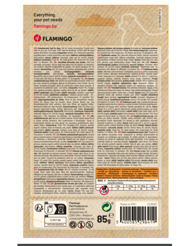 Hapki Grow Cubetti Con Pollo gr 85. Snack Per Cani