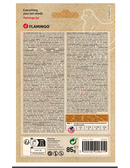Hapki Grow Cubetti Con Pollo gr 85. Snack Per Cani
