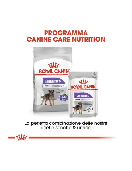 Royal Canin Dog Sterilised gr 85. Cibo Umido Per cani