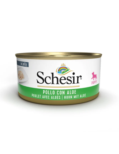Schesir Dog Puppy Pollo e Aloe gr 150. Puppy
