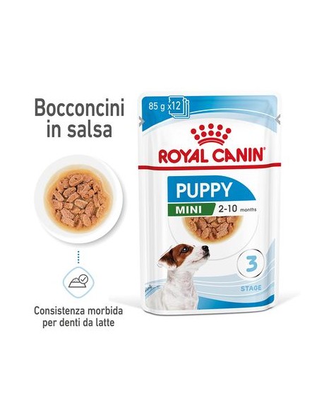 Royal Canin Dog Mini Puppy Gr85. Cibo Umido Per Cani