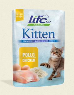 Life Cat Busta Kitten Pollo Gr.70. Cibo Umido Per Gattini 2