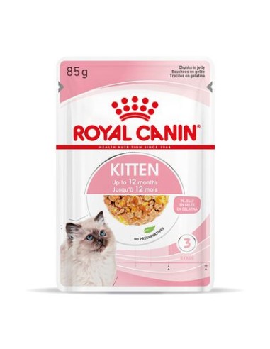 Kitten Instinctive Jelly Busta gr 85. Royal Canin . Cibo umido per cuccioli di Gatto .