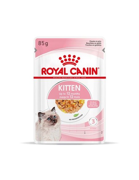 Kitten Instinctive Jelly Busta gr 85. Royal Canin . Cibo umido per cuccioli di Gatto .