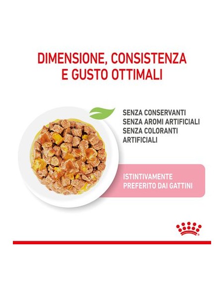 Kitten Instinctive Jelly Busta gr 85. Royal Canin . Cibo umido per cuccioli di Gatto .