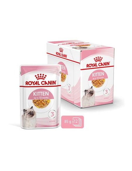 Kitten Instinctive Jelly Busta gr 85. Royal Canin . Cibo umido per cuccioli di Gatto .