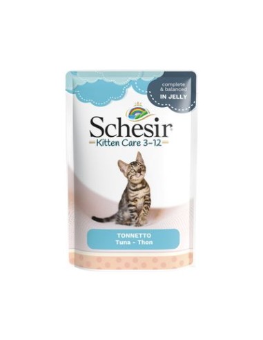 Schesir Cat Kitten tonnetto Jelly gr 85. Cibo Per Cuccioli Di gatto