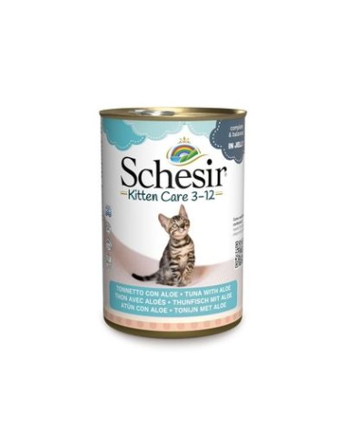 Schesir Kitten Tonnetto con Aloe Gr.140 Cibo Umido per Gattini