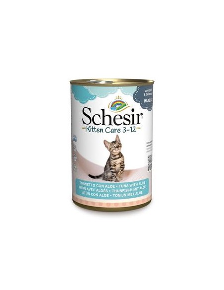 Schesir Kitten Tonnetto con Aloe Gr.140 Cibo Umido per Gattini