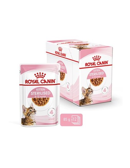 Kitten Sterilised Gravy Busta gr 85. Cibo per cuccioli di gatto