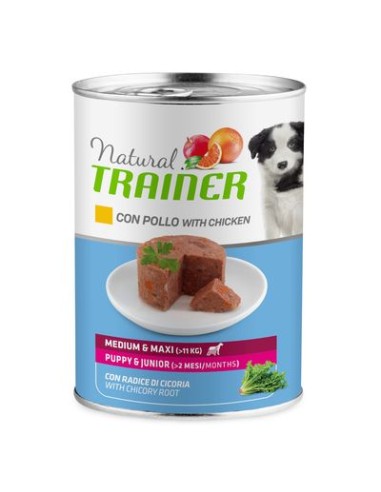 Trainer Dog natural Medium Maxi Puppy and Junior gr 400. Puppy.