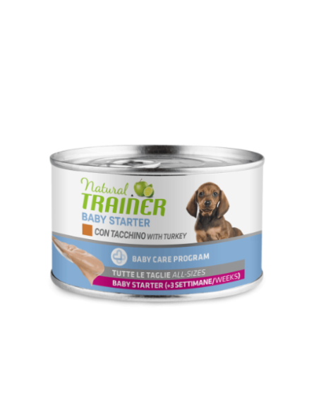 Natural Trainer Baby Starter con Tacchino All Sizes gr.140.Puppy