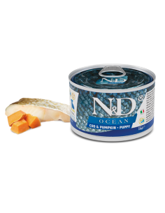 Natural and Delicious Ocean Puppy Merluzzo e Zucca . gr 140. Puppy. 2