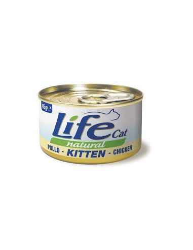 Life Cat Kitten Pollo gr 85. Cibo Per Cuccioli di gatto