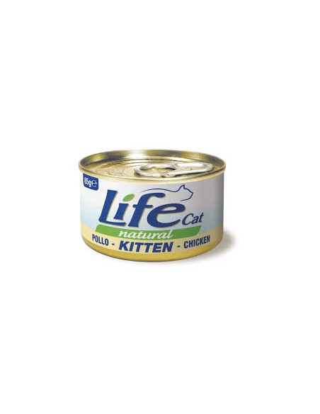 Life Cat Kitten Pollo gr 85. Cibo Per Cuccioli di gatto