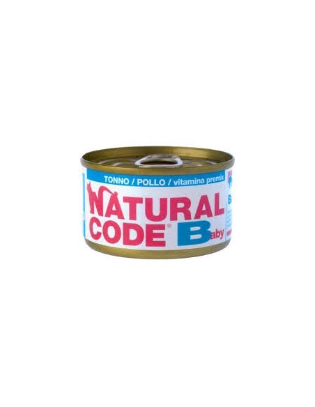 Natural Code Baby Tonno e Pollo Gr.85 Cibo Umido per Gatti Cuccioli