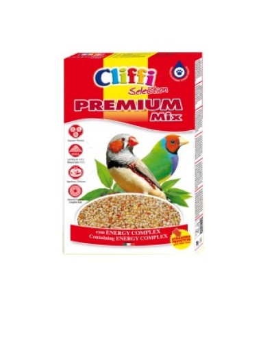 Cliffi Premium mix Esotici gr 800. Mangime Per Uccelli