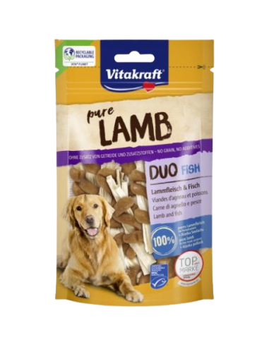 Vitakraft Snack Cane Duo carne di Agnello e Pesce gr.80. Snack per Cani .