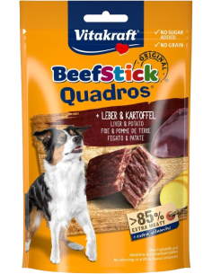 Vitakraft Snack Cane Beef stick Quadros con Fegato gr.70- Snack per cani