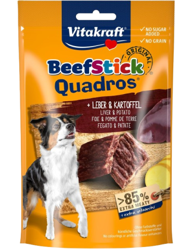 Vitakraft Snack Cane Beef stick Quadros con Fegato gr.70- Snack per cani